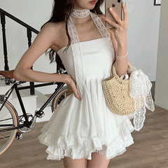 【23種】鎖骨カバー◎ 華奢見えレースツイリースカーフ|細見え首元アレンジに最適! スカーフ レディース ツイリースカーフ レース 春 夏 プチプラ おしゃれ ギフト