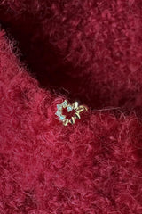 14k heart wreath half cubic piercing 21G - 4MiLi (フォーミリ)