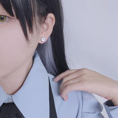 【フェイクピアス】クリスタル キュービック イヤーカフ フェイクピアス - 4MiLi (フォーミリ)