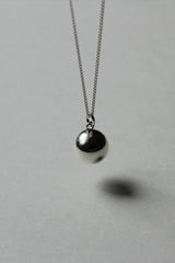 silver925 silver ball long necklace (2color) - 4MiLi (フォーミリ)