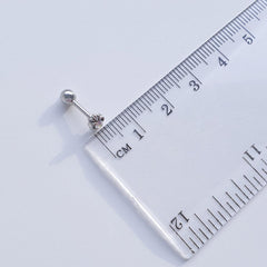 アンティーク ハート リリー オーロラ キュービック ピアッシング (2Color) - 4MiLi (フォーミリ)