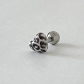 軟骨ピアス 16G レオパード ハート バーベルピアス ボディピアス サージカル