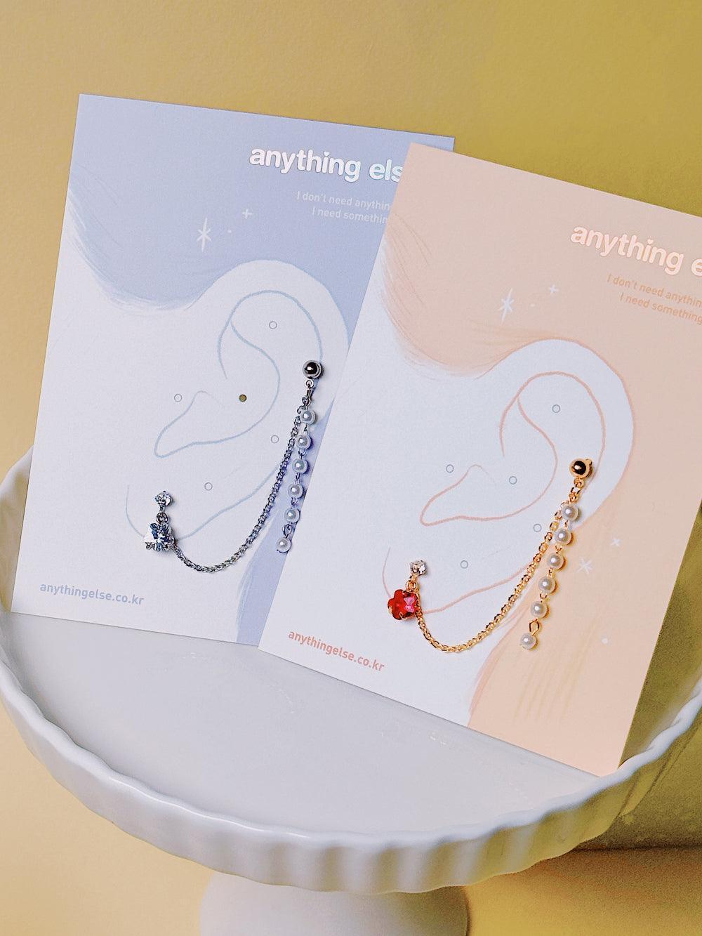 Flower Waves (ピアッシング/ピアス) 片耳用 - 4MiLi (フォーミリ)