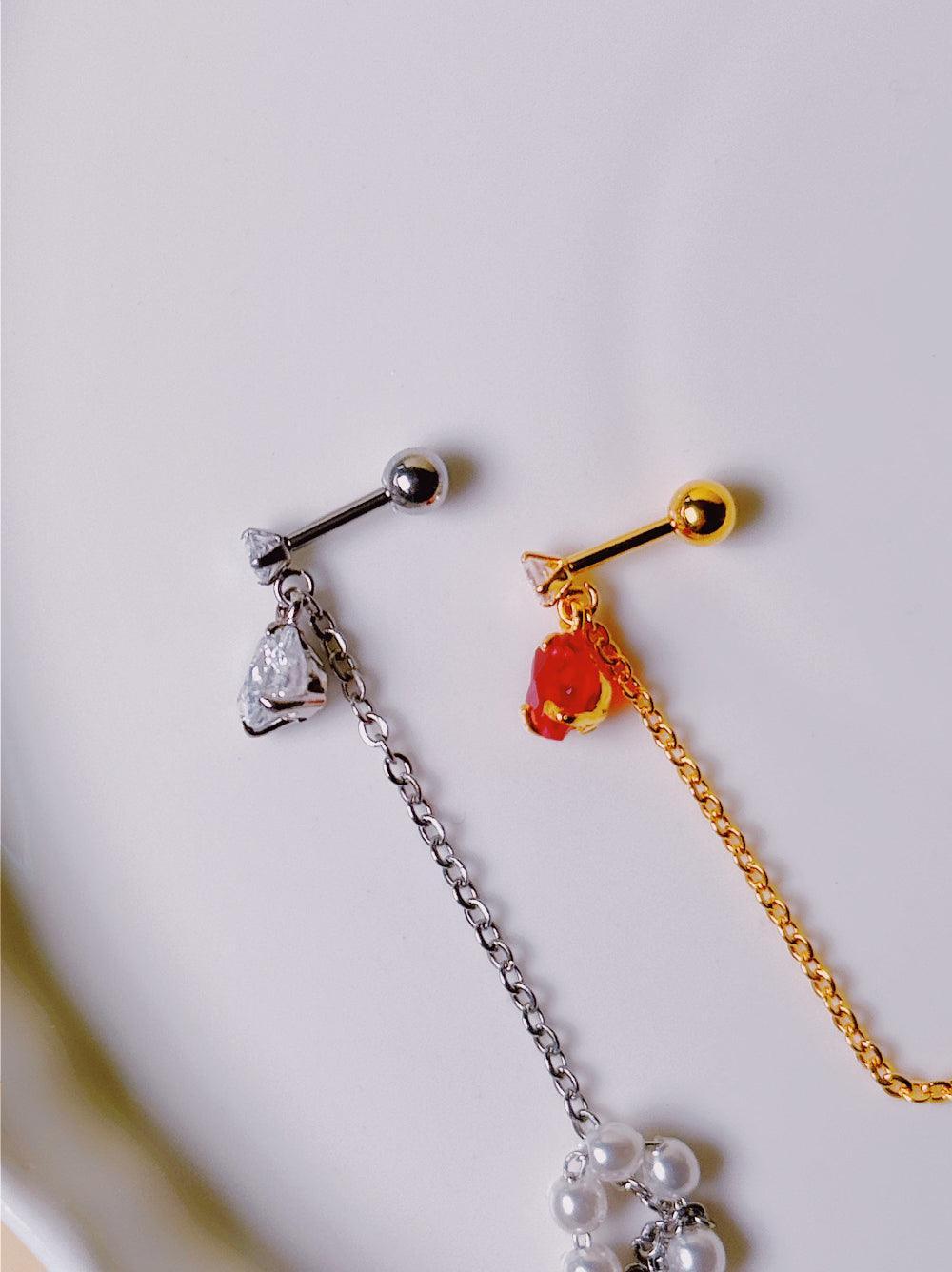 Flower Waves (ピアッシング/ピアス) 片耳用 - 4MiLi (フォーミリ)