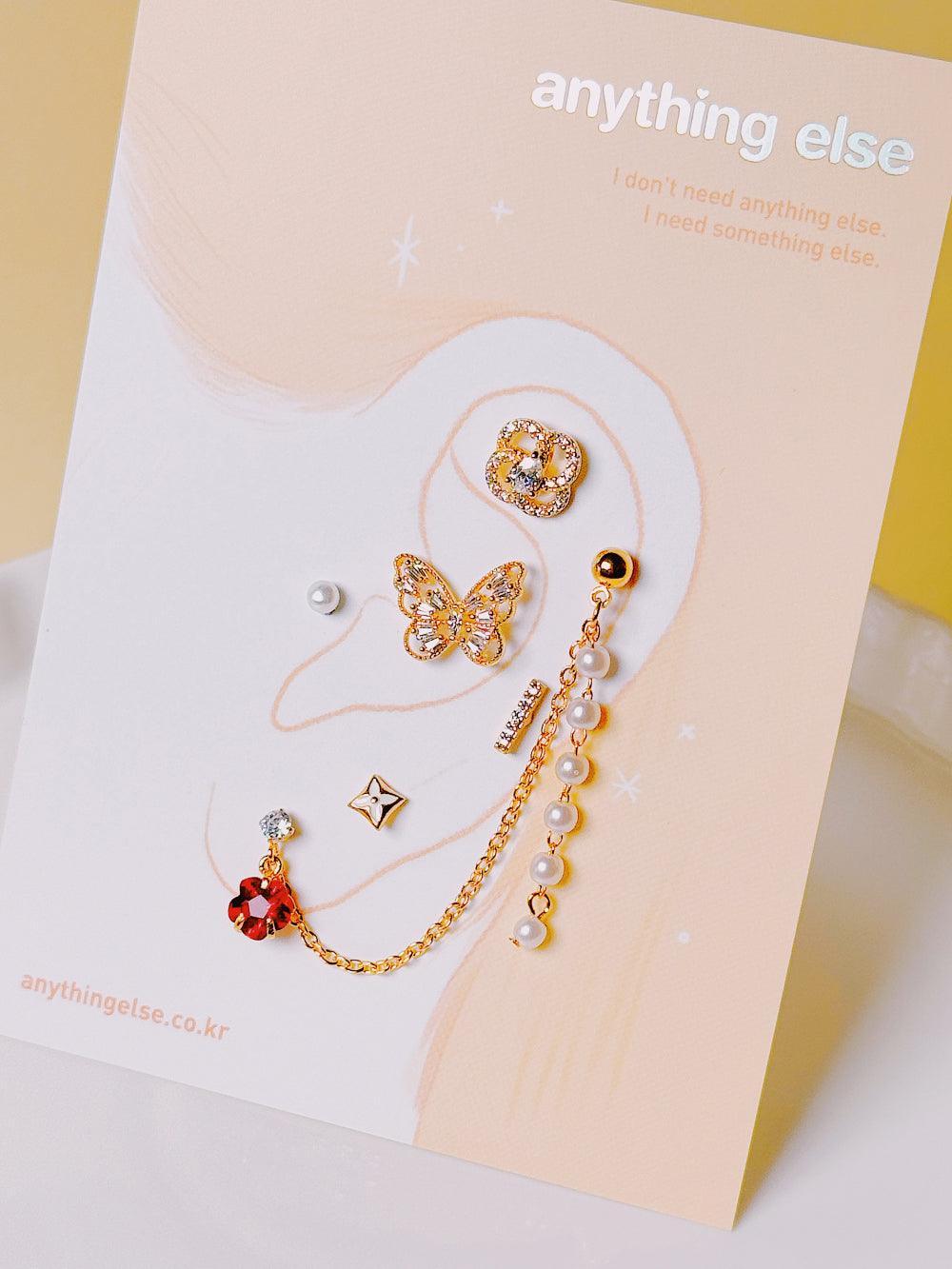 Flower Waves (ピアッシング/ピアス) 片耳用 - 4MiLi (フォーミリ)