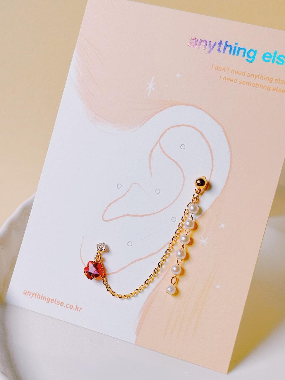 Flower Waves (ピアッシング/ピアス) 片耳用 - 4MiLi (フォーミリ)