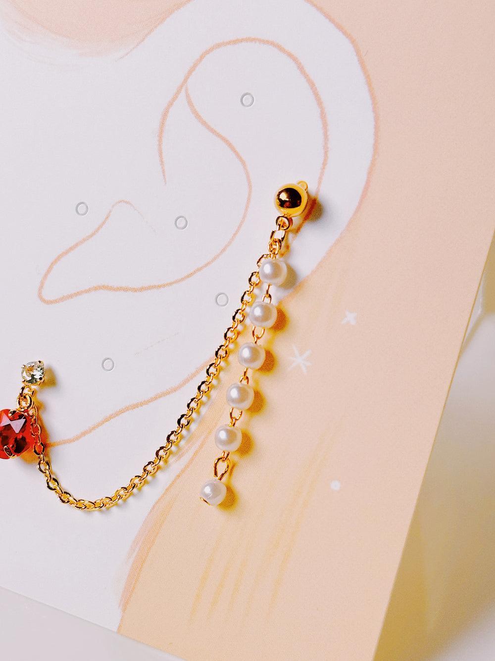 Flower Waves (ピアッシング/ピアス) 片耳用 - 4MiLi (フォーミリ)