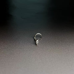 เจาะจมูกใส 20G วัสดุซิลิโคนอ่อนนุ่ม อ่อนโยนต่อรู (2 แบบ)