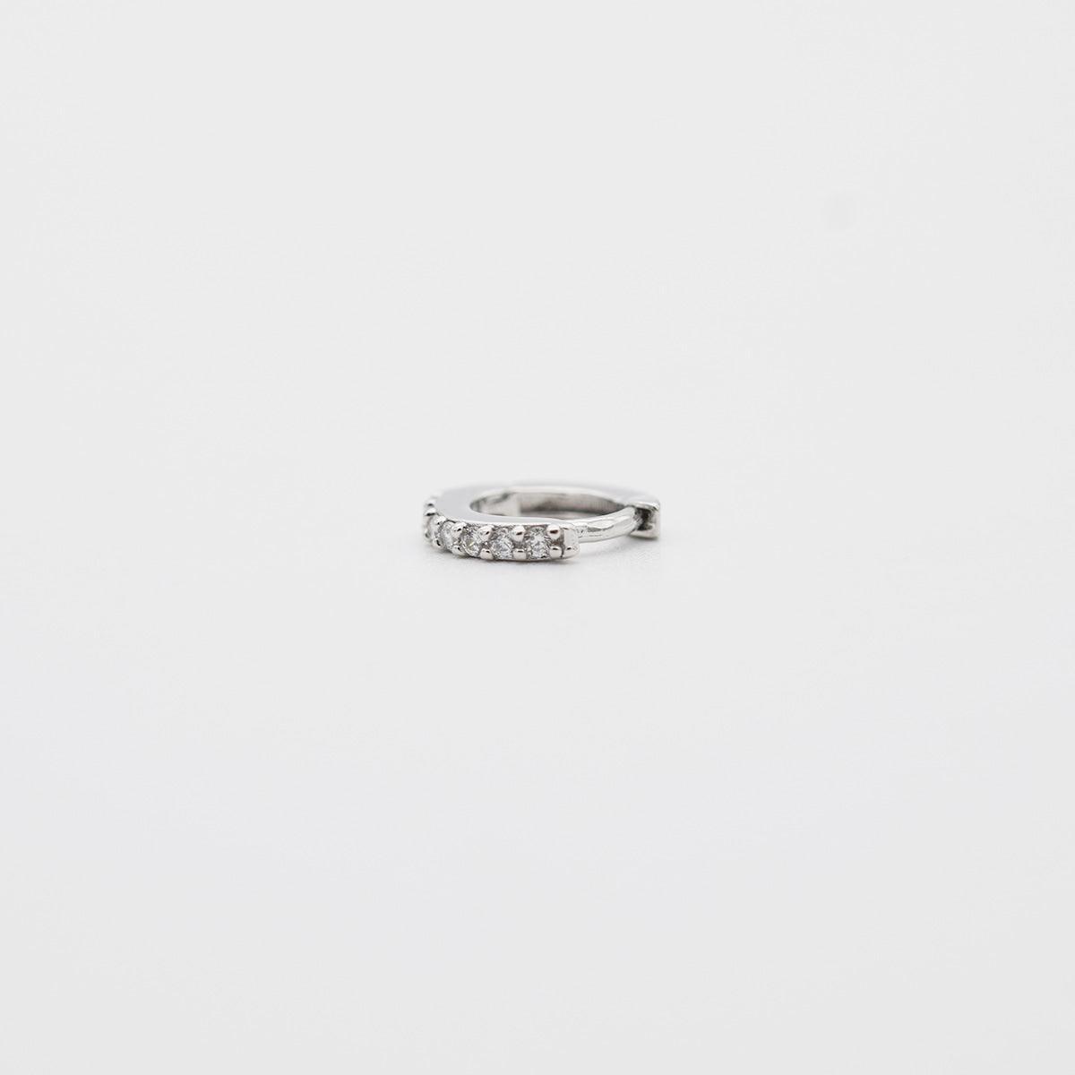 クラシック キュービック ワンタッチリングピアス (2Size 3Color) - 4MiLi (フォーミリ)