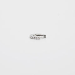 クラシック キュービック ワンタッチリングピアス (2Size 3Color) - 4MiLi (フォーミリ)