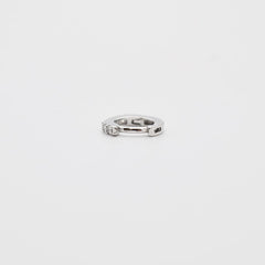 クラシック キュービック ワンタッチリングピアス (2Size 3Color) - 4MiLi (フォーミリ)