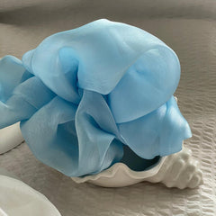 ビッグサイズ パール シフォン シュシュ (6Color) - 4MiLi (フォーミリ)