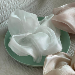 ビッグサイズ パール シフォン シュシュ (6Color) - 4MiLi (フォーミリ)