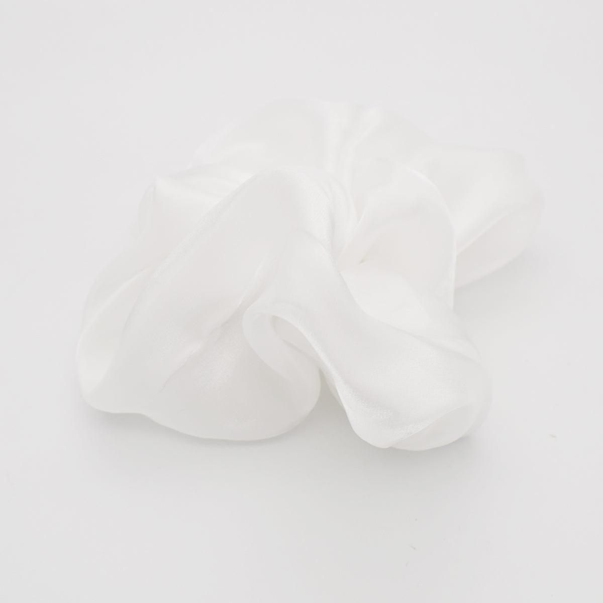 ビッグサイズ パール シフォン シュシュ (6Color) - 4MiLi (フォーミリ)