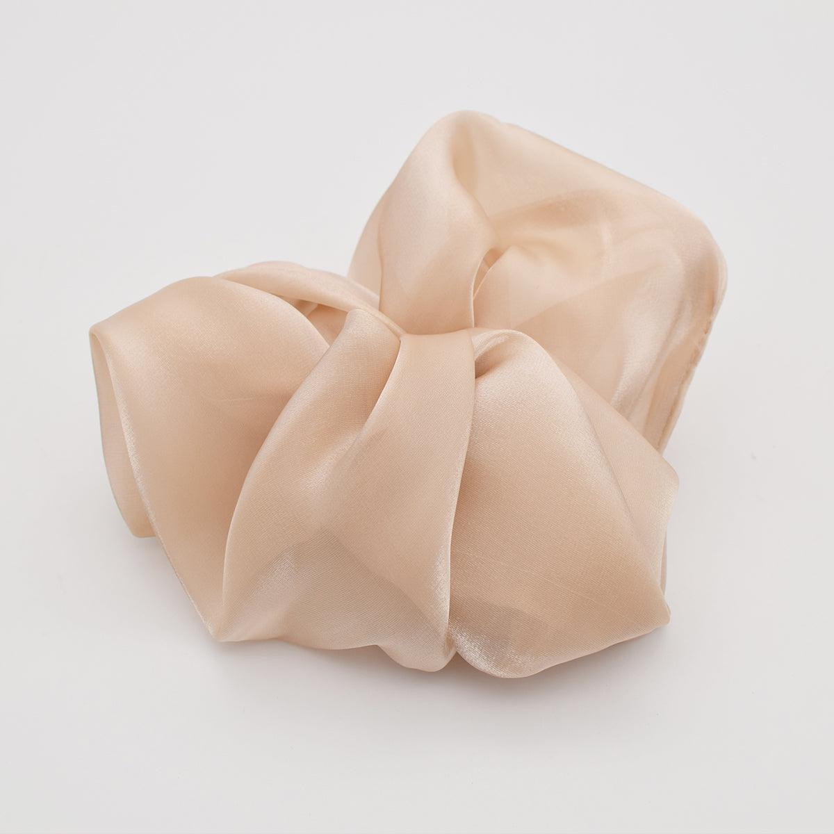 ビッグサイズ パール シフォン シュシュ (6Color) - 4MiLi (フォーミリ)