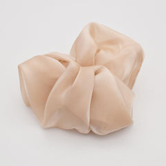 ビッグサイズ パール シフォン シュシュ (6Color) - 4MiLi (フォーミリ)