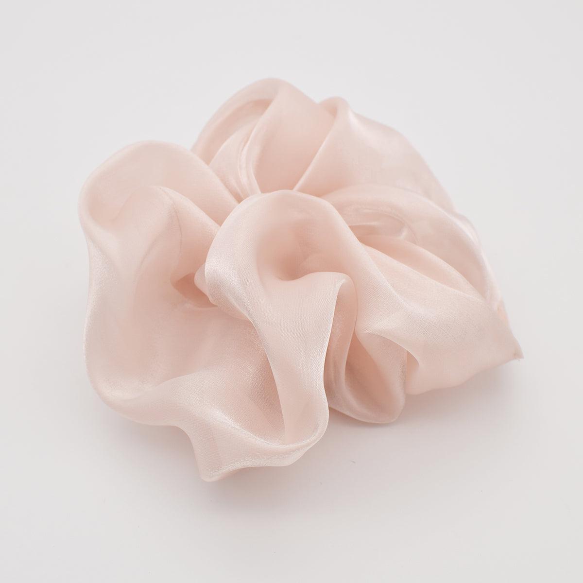 ビッグサイズ パール シフォン シュシュ (6Color) - 4MiLi (フォーミリ)