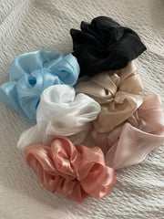 ビッグサイズ パール シフォン シュシュ (6Color) - 4MiLi (フォーミリ)