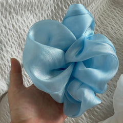 ビッグサイズ パール シフォン シュシュ (6Color) - 4MiLi (フォーミリ)