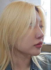 เจาะจมูกใส 20G วัสดุซิลิโคนอ่อนนุ่ม อ่อนโยนต่อรู (2 แบบ)