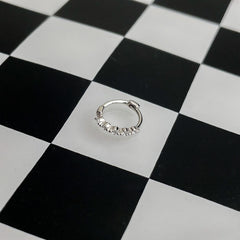 เจาะจมูกใส 20G วัสดุซิลิโคนอ่อนนุ่ม อ่อนโยนต่อรู (2 แบบ)