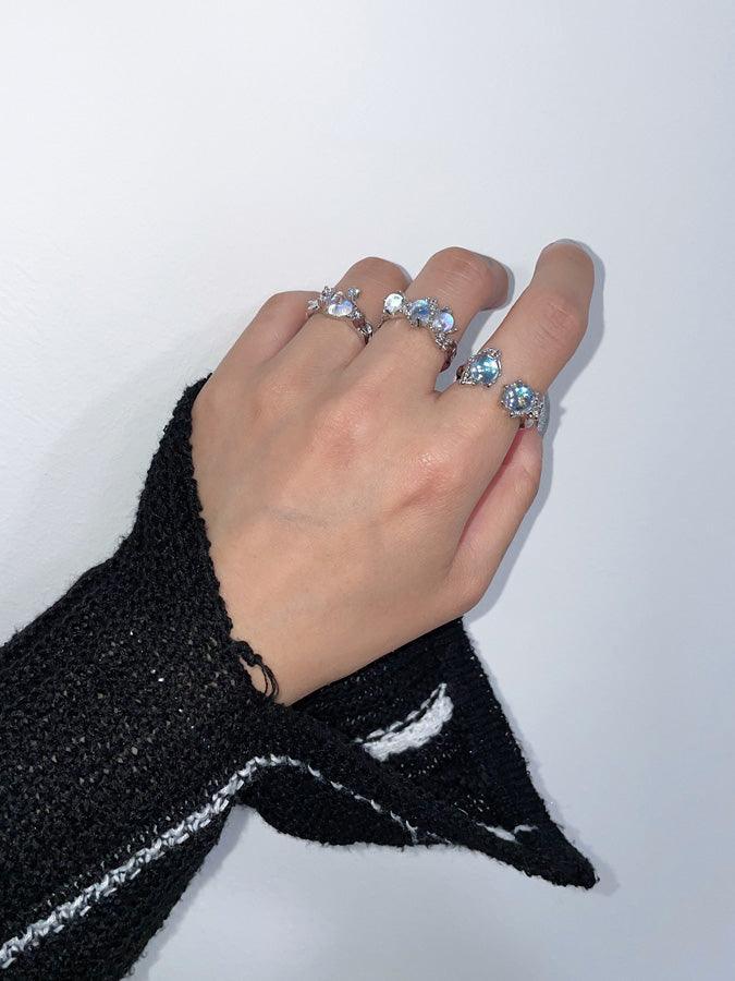 ダブル オーロラ キュービック リング - 4MiLi (フォーミリ)