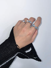 ダブル オーロラ キュービック リング - 4MiLi (フォーミリ)