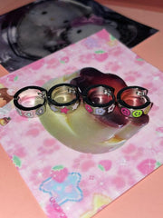 【即納】キッチュ アイコン ボールド ミニ リングピアス (4Type) 16G - 4MiLi (フォーミリ)