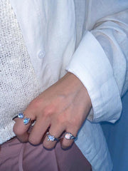 ダブル オーロラ キュービック リング - 4MiLi (フォーミリ)