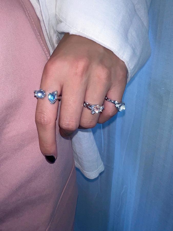 ダブル オーロラ キュービック リング - 4MiLi (フォーミリ)