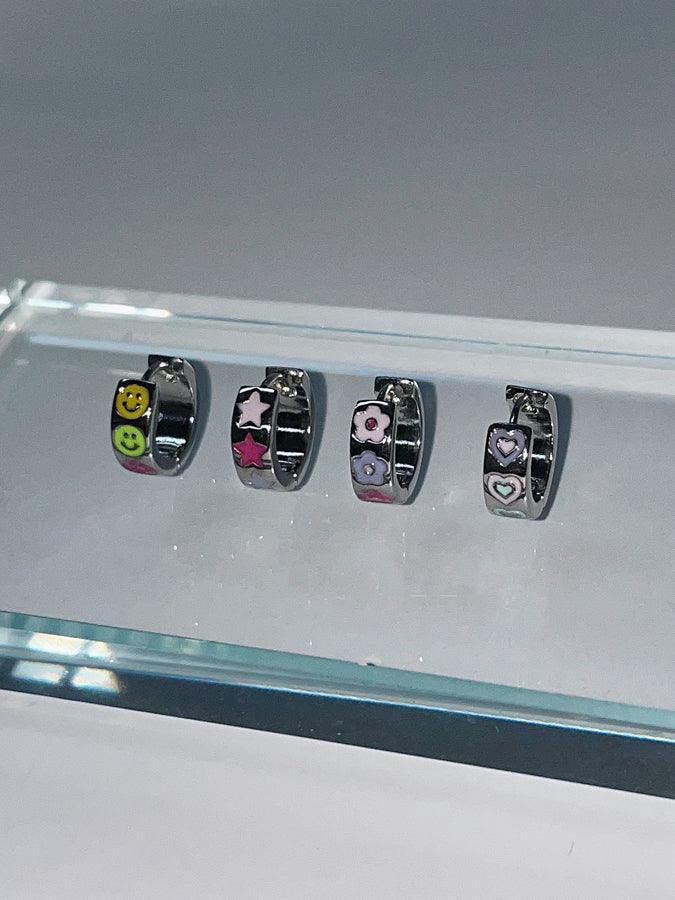 【即納】キッチュ アイコン ボールド ミニ リングピアス (4Type) 16G - 4MiLi (フォーミリ)