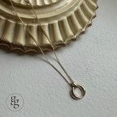 14k oval hinge necklace - 4MiLi (フォーミリ)