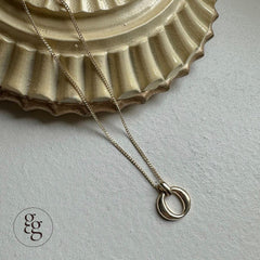 14k oval hinge necklace - 4MiLi (フォーミリ)