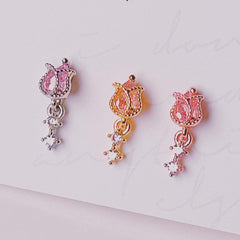 Tulip Farm (ต่างหู/เจาะ) 16G ดอกทิวลิป