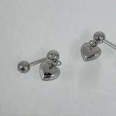 【即納】アンティーク ハート ドロップ ピアッシング 16G - 4MiLi (フォーミリ)