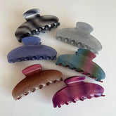 グリッター パール 半月 ヘアクリップ (6color) - 4MiLi (フォーミリ)