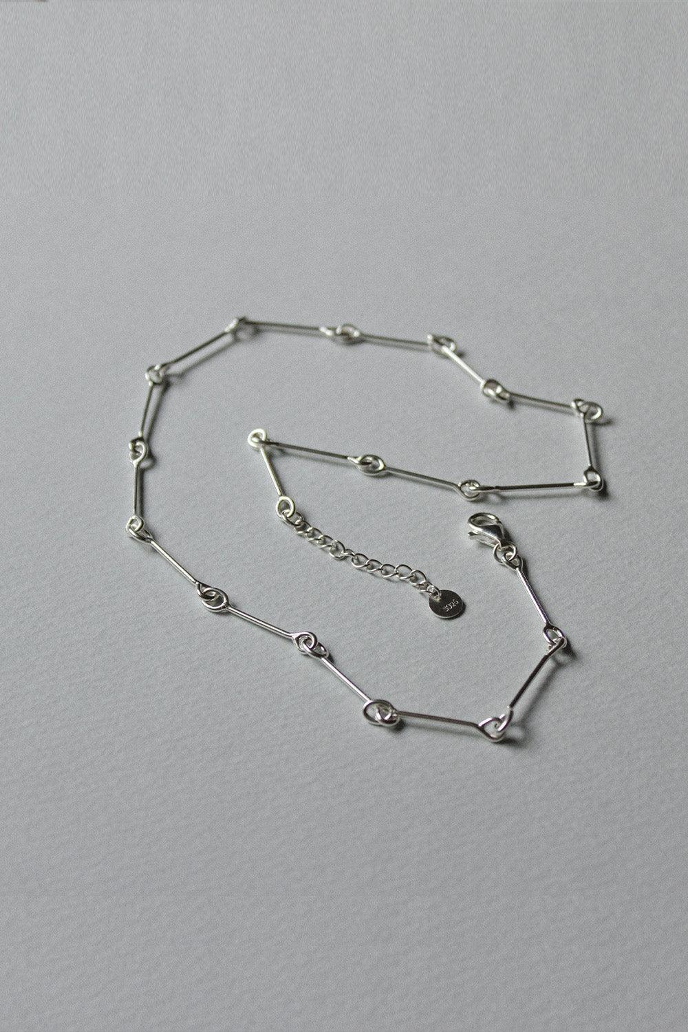 silver925 bones chain necklace (2 color) - 4MiLi (フォーミリ)