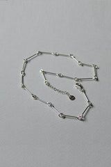 silver925 bones chain necklace (2 color) - 4MiLi (フォーミリ)