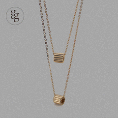 14k column necklace - 4MiLi (フォーミリ)