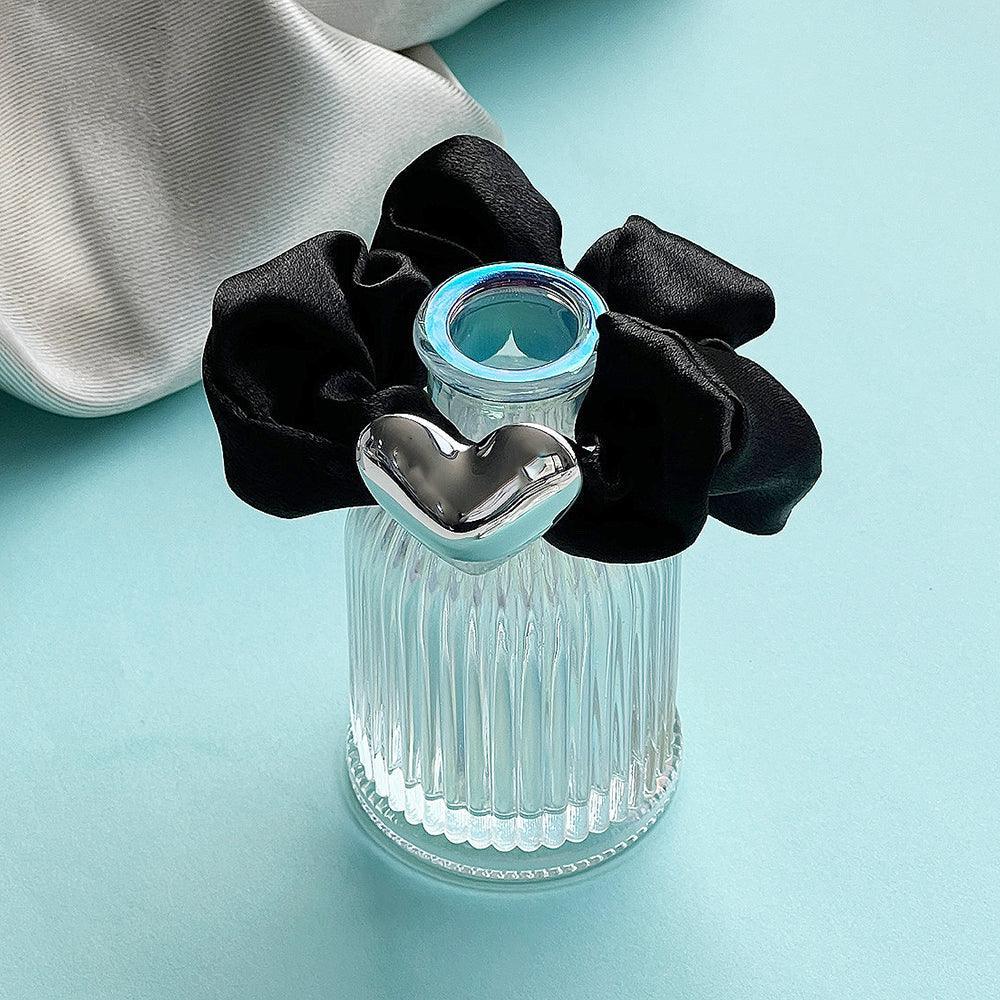 メタルハートサテン シュシュ (2Color) - 4MiLi (フォーミリ)