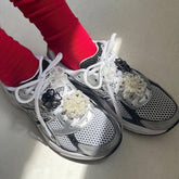 Beads Flower Sneaker Shoe Clips / Shoe Accessories (3Types) Shoe Charms