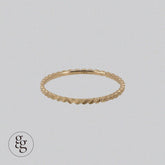 14k round ball cutting ring - 4MiLi (フォーミリ)