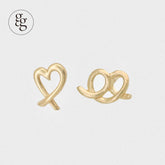 14k drawing heart piercing (2type) 21G - 4MiLi (フォーミリ)