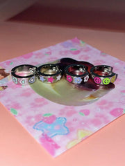 【即納】キッチュ アイコン ボールド ミニ リングピアス (4Type) 16G - 4MiLi (フォーミリ)