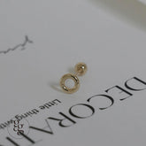 เส้นวงกลมเจาะ 14k 21G