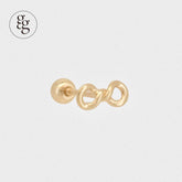 14k infinity knot piercing 21G - 4MiLi (フォーミリ)