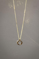 14k oval hinge necklace - 4MiLi (フォーミリ)