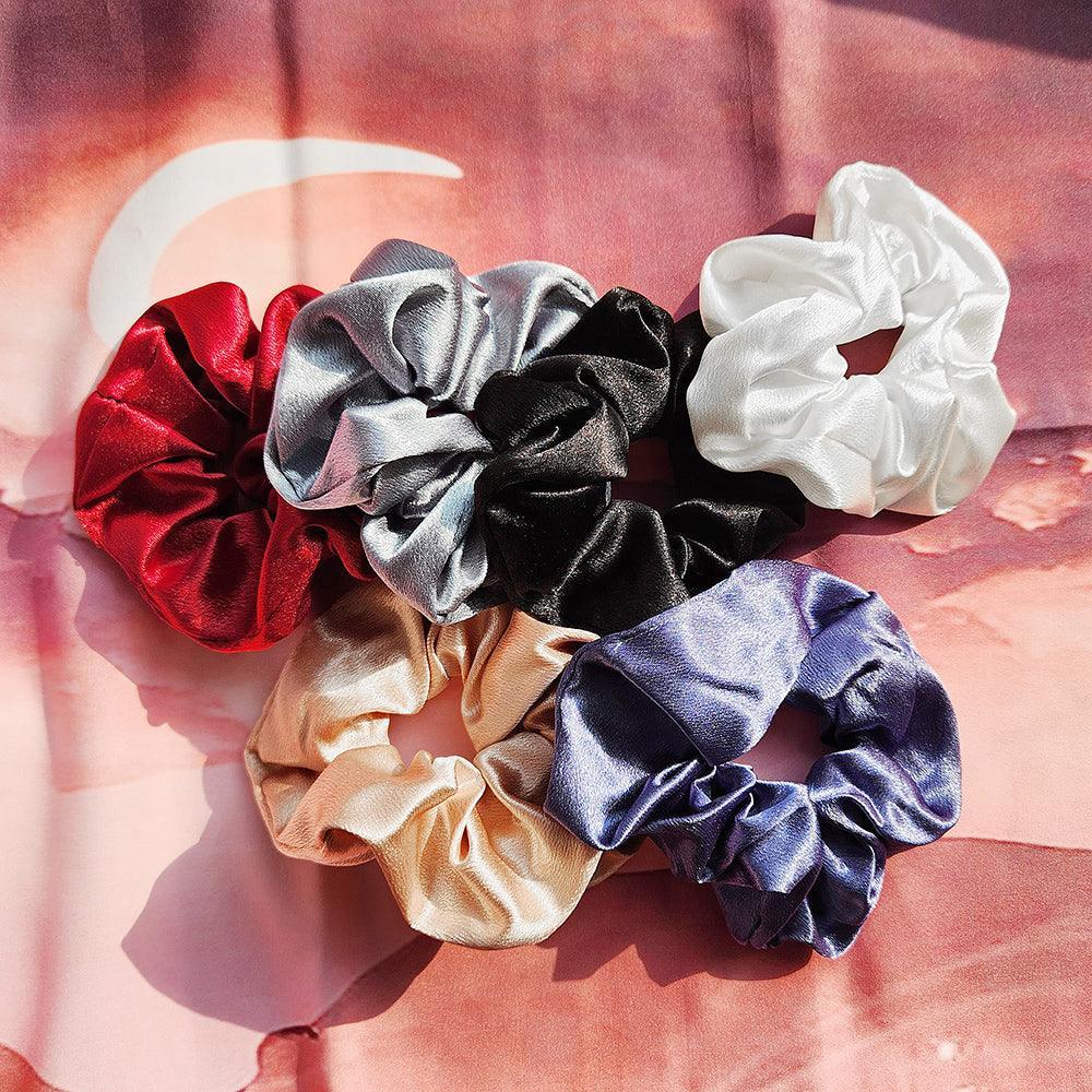 サテン パール シュシュ (6Color) - 4MiLi (フォーミリ)