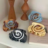 スパイラル ドローイング ヘアクリップ(4color) - 4MiLi (フォーミリ)