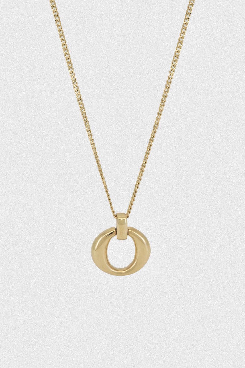 14k oval hinge necklace - 4MiLi (フォーミリ)